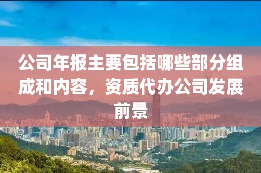 公司年报主要包括哪些部分组成和内容，资质代办公司发展前景